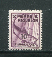 SAINT PIERRE ET MIQUELON- Taxe Y&T N°33- Neuf Avec Charnière * - Strafport