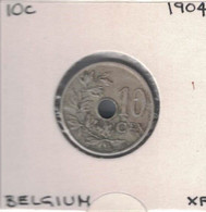 Belgium 10 Centimes 1904 - Ohne Zuordnung