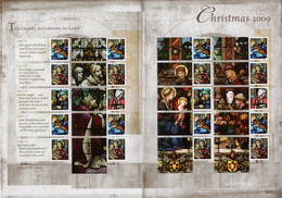 Great Britain - 2009 - Christmas 2009 - Mint Personalized Generic Stamp Sheet (smilers Sheet) - Timbres Personnalisés