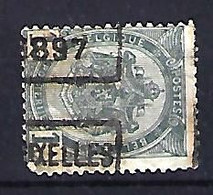 Belgium 1893  Precancel 1c (o) Mi.50 (1897 Bruxelles) - Rollini 1894-99