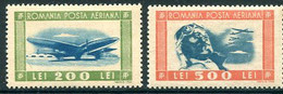 ROMANIA 1946 Aircraft MNH / **.  Michel 998-99 - Nuovi