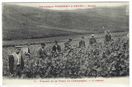 REIMS (51) - Champagne POMMERY & GRENO - 41 - Travail De La Vigne En Champagne - Le Rognage - VITICULTURE - Cultures