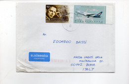 HOG203 - UNGHERIA 2007 , Lettera Per L'italia - Cartas & Documentos
