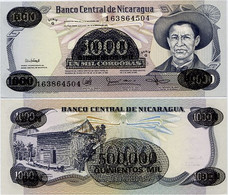 NICARAGUA     500,000 Córdobas (on 1000 C$)      P-150       L. 18.11.1987      UNC [500000] - Nicaragua