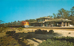 USA - The Santa Fe Station At Del Mar, California - Railway Train - San Diego