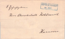 DEUTSCHES REICH - UMSCHLAG OTTERNDORF > HANNOVER /G107 - Other & Unclassified