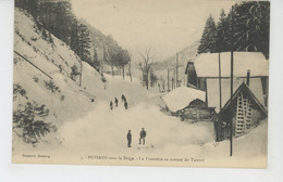 BUSSANG Sous La Neige - La Frontière En Sortant Du Tunnel - Bussang