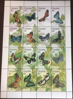 Guyana 1990 Butterflies Sheetlet MNH - Butterflies