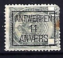 Belgium 1907  Precancel 1c (o) Mi.78  (11 Antwerpen) - Roulettes 1900-09