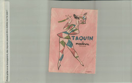 PARFUM TAQUIN DE FORVIL  PARIS  PUBLICITE     (2020 DECEMBRE 455) - Non Classés