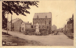 Libramont Place Communale, L'école,  Monument Guerre 1914/18 - Libramont-Chevigny