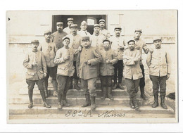 NIMES (30) Carte Photo Groupe De Militaires Gros Plan - Nîmes