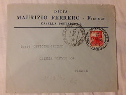 Storia Postale RE DI MAGGIO 11.5.1946 Lettera Nel Distretto In Tariffa Con 3 Lire Democratica Isolato - Sonstige & Ohne Zuordnung