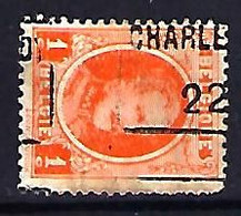 Belgium 1922-25  Precancel 1c (o) Mi.170  ( Charleroi 22) - Roulettes 1920-29