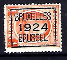 Belgium 1922-25  Precancel 1c (o) Mi.170  ( Bruxelles 1924) - Roller Precancels 1920-29