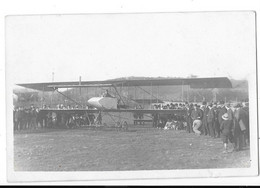 PERIGUEUX (24) Carte Photo Aviation Départ D'un Avion Belle Animation - Périgueux