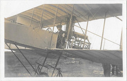 BORDEAUX (33) Carte Photo Grande Semaine D'aviation 1910 Aviateur Dans Son Appareil Gros Plan - Bordeaux