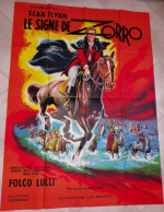 "Le Signe De Zorro" S. Flynn, Folco Lulli...1963 - Affiche Originale 120x160 - TTB - Plakate & Poster