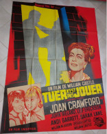 "Tuer N'est Pas Jouer" Joan Crawford, J. Ireland...1965 - Affiche 120x160 - TTB - Plakate & Poster