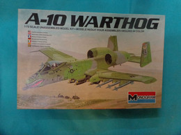 Maquette Plastique Monogram 1/72  Ref 5430 A-10 WARTHOG - Airplanes