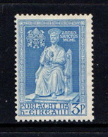 IRELAND    1950    Holy  Year    3d  Blue    MH - Unused Stamps