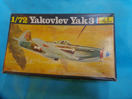 Maquette Plastique HELLER  1/72   Ref 250 YAKOVLEV YAK 3 - Vliegtuigen