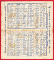 -- CALENDRIER 1917 / FOURNITURES D'IMPRIMES MILITAIRES / AVEC TARIF D'OUVRAGES MILITAIRES -- - Petit Format : 1901-20