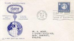 CANADA FDC 331,Nato - 1952-1960