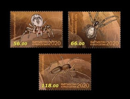 Kyrgyzstan 2020 Mih. 1017/19 Fauna. Spiders MNH ** - Kyrgyzstan