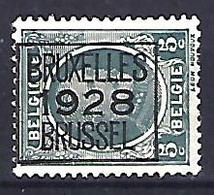 Belgium 1922-25  Precancel 5c (o) Mi.172  (Bruxelles 1928) - Roulettes 1920-29