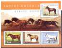 2009.  Kyrgyzstan, Horses, S/s, Mint** - Kirghizistan