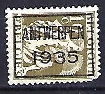 Belgium 1932  Precancel 10c (o) Mi.328  (Antwerpen 1935) - Rollenmarken 1930-..