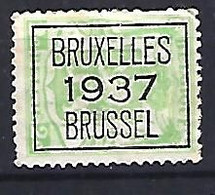 Belgium 1937  Precancel 2c (o) Mi.452  (Bruxelles 1937) - Rolstempels 1930-..