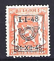 Belgium 1936  Precancel 5c (o) Mi.415  (I-I-48 / 31-XII-48) - Roulettes 1930-..