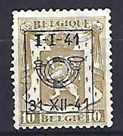 Belgium 1936  Precancel 10c (o) Mi.416  (I-I-41 / 31-XII-41) - Rollenmarken 1930-..