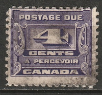 Canada 1933 Sc J13  Postage Due Used - Port Dû (Taxe)