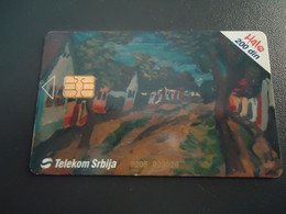 SERBIA USED  CARDS  MUSEUM POPULAR ART - Autres - Europe