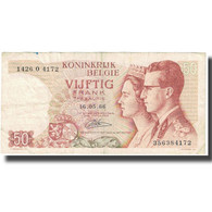 Billet, Belgique, 50 Francs, 1966, 1966-05-16, KM:139, TB - Other & Unclassified