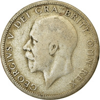 Monnaie, Grande-Bretagne, George V, Florin, Two Shillings, 1929, TB+, Argent - J. 1 Florin / 2 Schillings