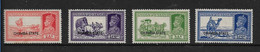 INDIA - CHAMBA 1938 2a, 2a 6p, 3a, 3a 6p SG 86/89 MOUNTED MINT Cat £65 - Chamba