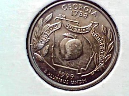 United States 50 State 1/4 Dollar 1999D Km 293 "Georgia" - Sonstige & Ohne Zuordnung