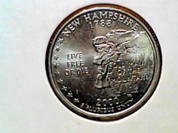 United States 50 State 1/4 Dollar 2000D Km 309 "New Hampshire" - Altri