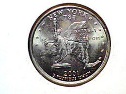 United States 50 State 1/4 Dollar 2001D Km 319 "New York" - Autres & Non Classés