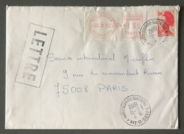 France Liberté De Gandon Sur Enveloppe + Complément Machine à Affranchir 8.10.1982 - (C1123) - 1961-....