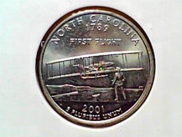 United States 50 State 1/4 Dollar 2001D Km 320 "North Carolina" - Sonstige & Ohne Zuordnung