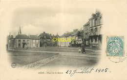 35 Hédé, Place De La Mairie, Affranchie 1905 - Other Municipalities