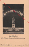 Ak Bad Wörishofen Lk Unterallgau Das Kneipp Denkmal In Festbeleuchtung 1937 - Bad Woerishofen