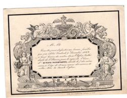 1 Carte De Décès Octave Paternotte  1842 Décédé à L'Age De 12ans  Cathédrale De St.Bavon Gand Lith. Defferrez 19x14cm - Porcelaine