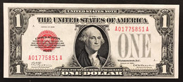 Usa U.s.a. Stati Uniti 1 $DOLLARO 1928 RED SEAL Su SUP/UNC P#377 LOTTO. 1545 - Certificaten Van Zilver (1878-1923)