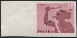 1955 Poland, Mi 897/898, Proof Of Colour 10th Anniversary Of Warsaw Liberation, PZF Expert Guarantee Korszeń MNH** P30 - Proeven & Herdruk